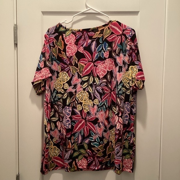 NWT 80 Park Floral Blouse Size 2X - Picture 2 of 3